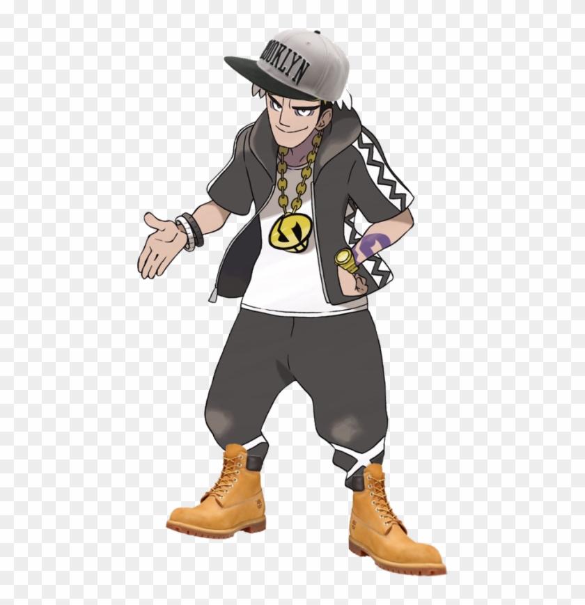 470 X 810 3 Guzma Pokemon Sun And Moon Character Concept Art HD Png