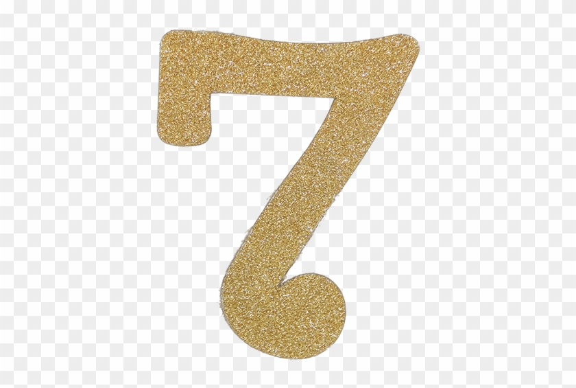 Gold Glitter Number 7 Png Transparent Png 600x600 229736 PinPng