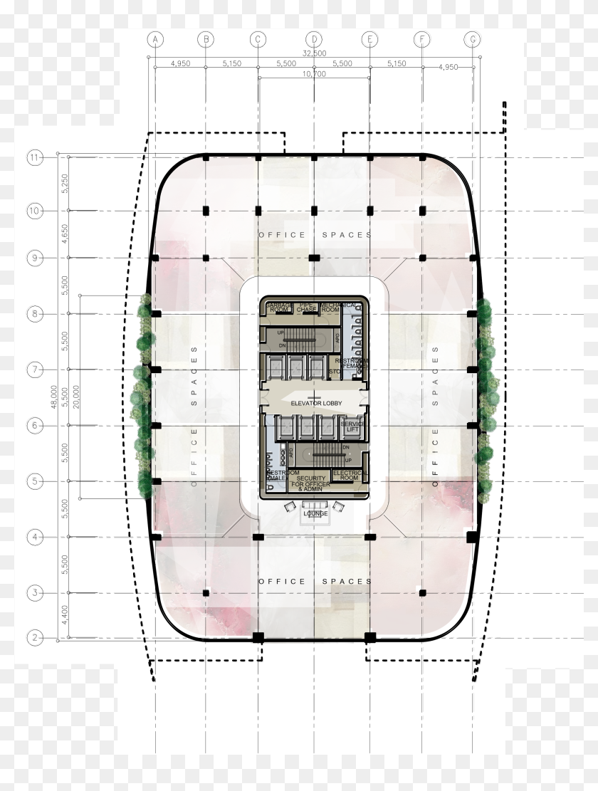 Design Proposed Corporate Office Building High Rise High Rise