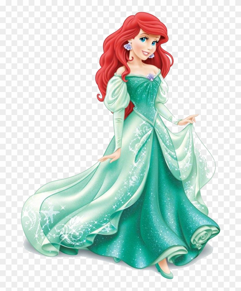 Disney Princess Png - Princesa Ariel Con Vestido, Transparent Png ...