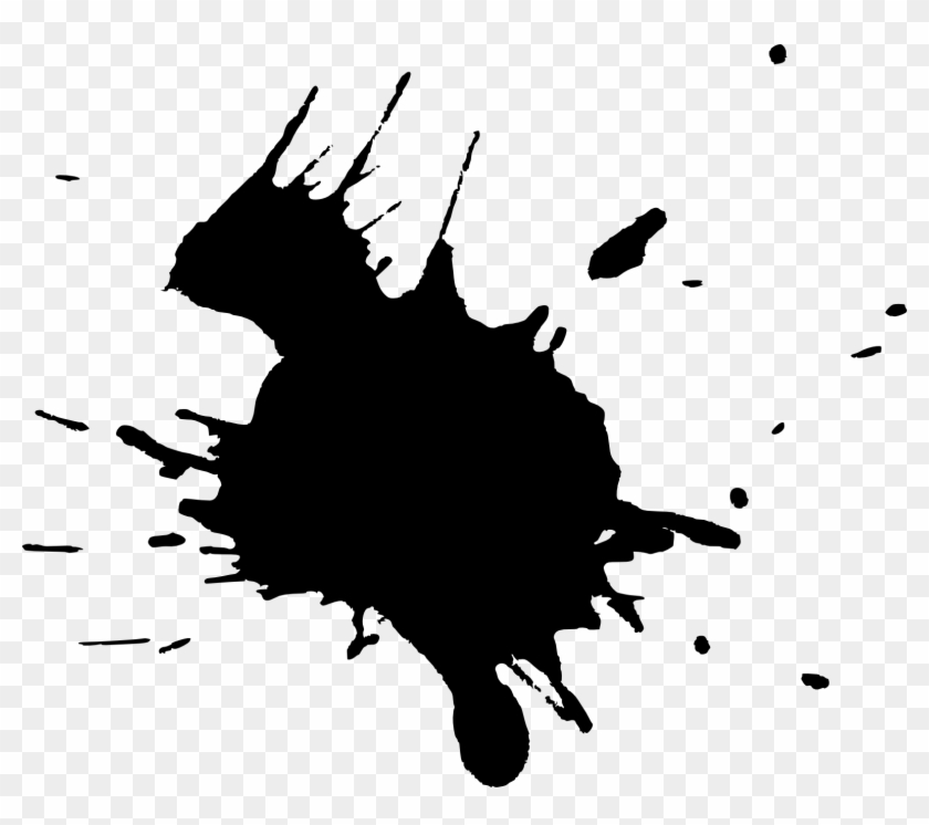 Free Download - Black Ink Splatter Png, Transparent Png - 1582x1330 ...