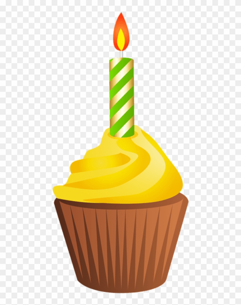 Free Png Download Birthday Muffin With Candle Png Images - Happy ...