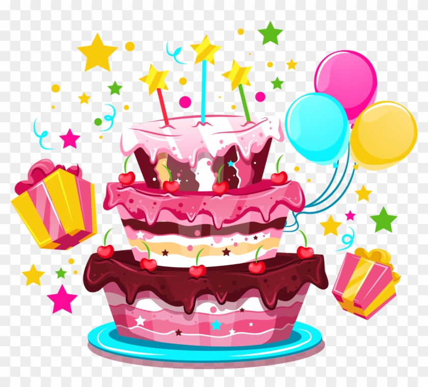 Birthday Cake Smiley Emoji Sticker - Birthday Emoji Sticker Png - Free Transparent  PNG Clipart Images Download