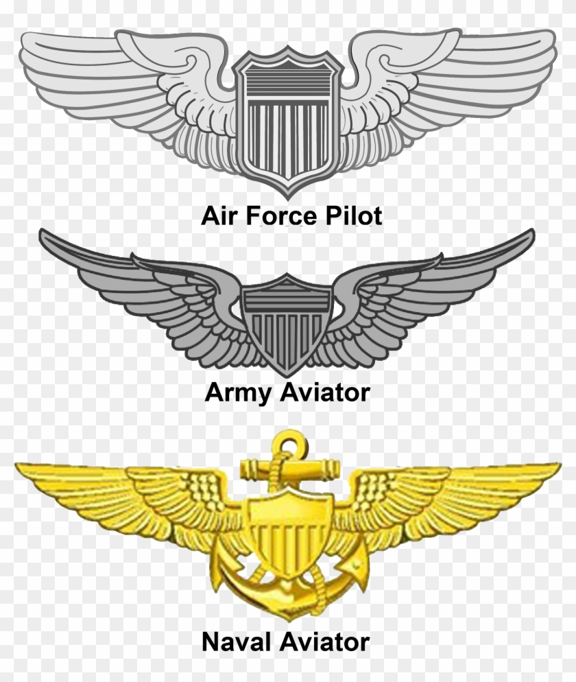 United States Aviator Badge - Air Force Pilot Wings, HD Png Download ...