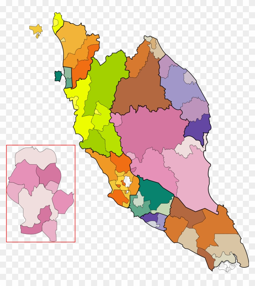 Big Image Peninsular Malaysia Map Vector Hd Png Download 2190x2400 1017162 Pinpng