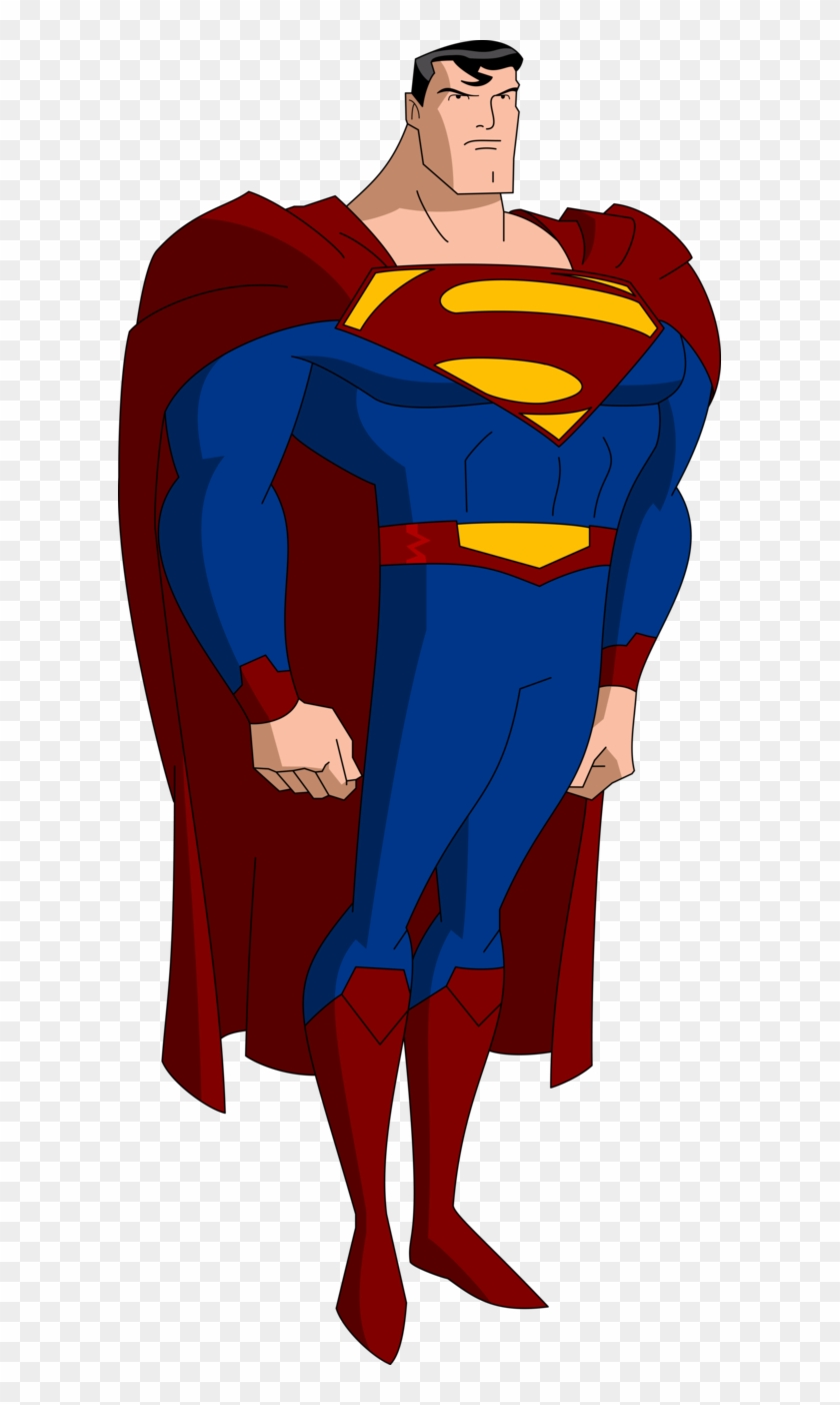 603 X 1323 5 - Justice League Cartoon Superman, HD Png Download ...