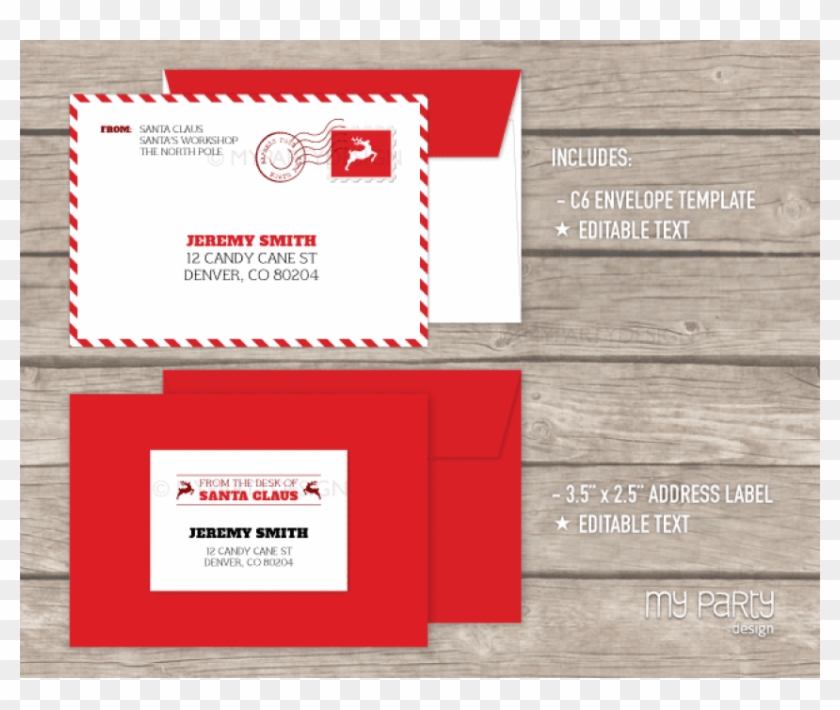 free-png-download-north-pole-letter-from-santa-envelope-north-pole