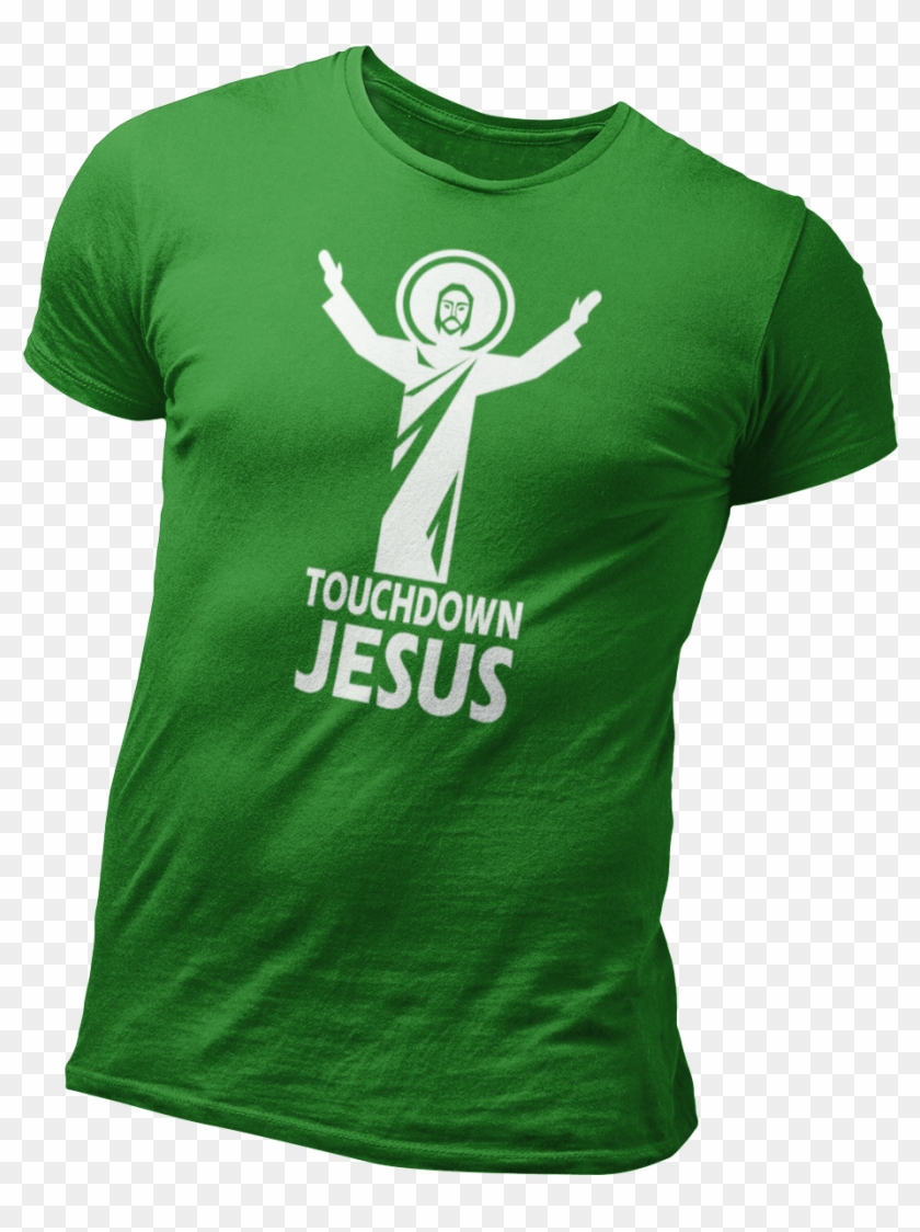 Notre Dame Touchdown Jesus Shirt - Film, HD Png Download - 1920x1440 ...