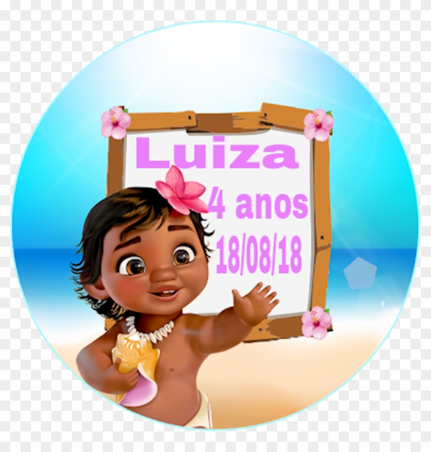 Baby Moana Birthday Invitations Template Hd Png Download 1024x1024 Pinpng