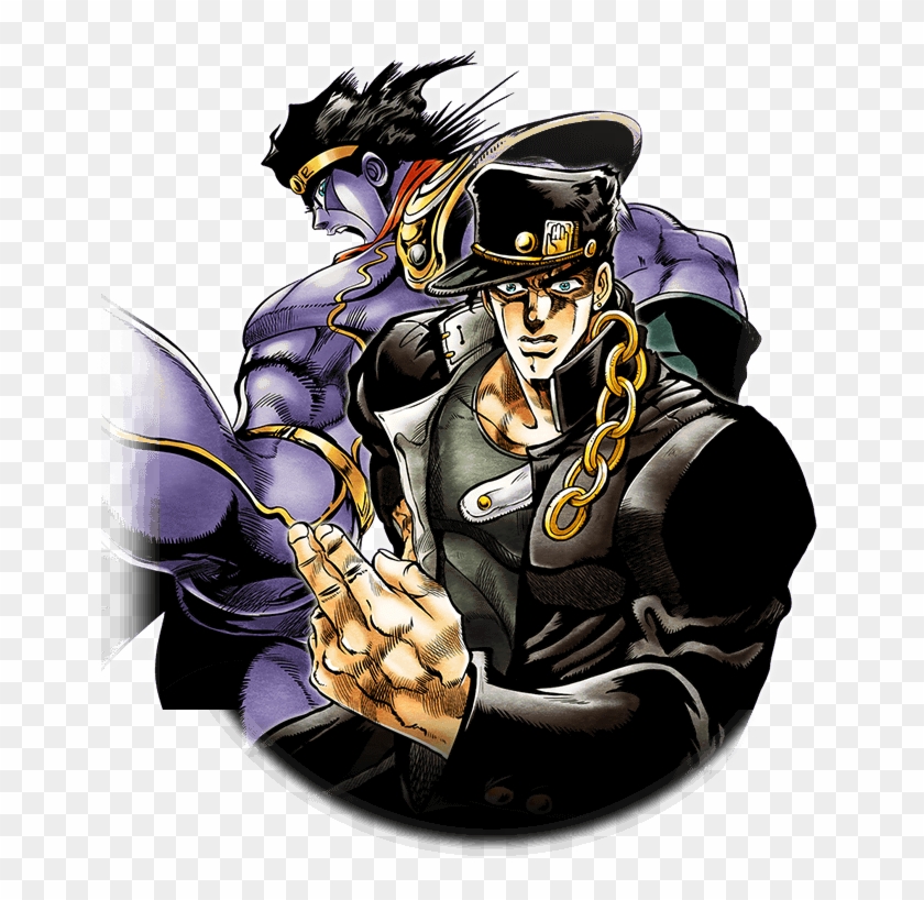 Unit Jotaro Kujo - Josuke Joestar And Stand, HD Png Download - 720x800 ...