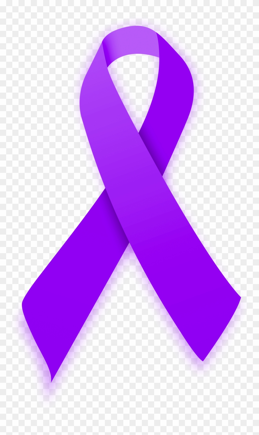 Purple Ribbon Png Pic - Purple Ribbon Png, Transparent Png - 2000x3240 ...