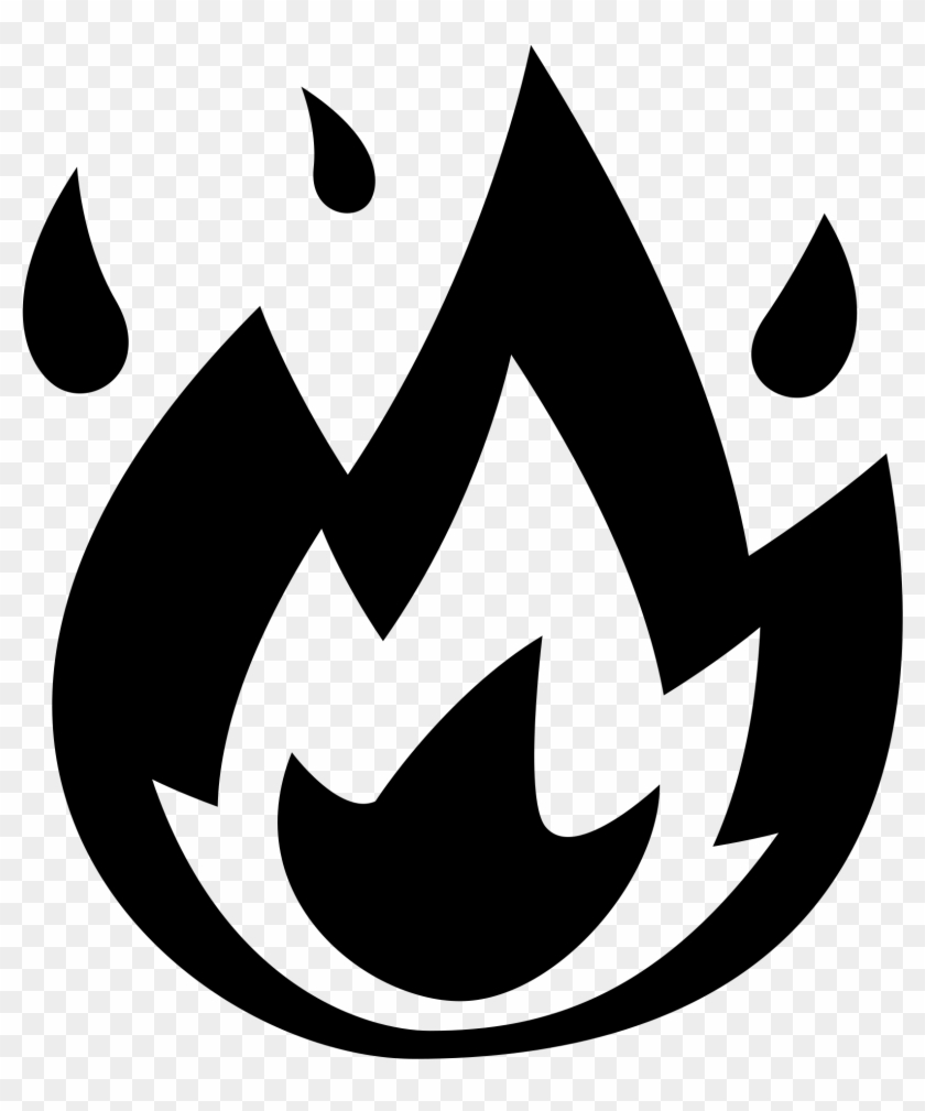 File Emojione Wikimedia Commons Png White Fire Emoji - Fire Emoji Black ...