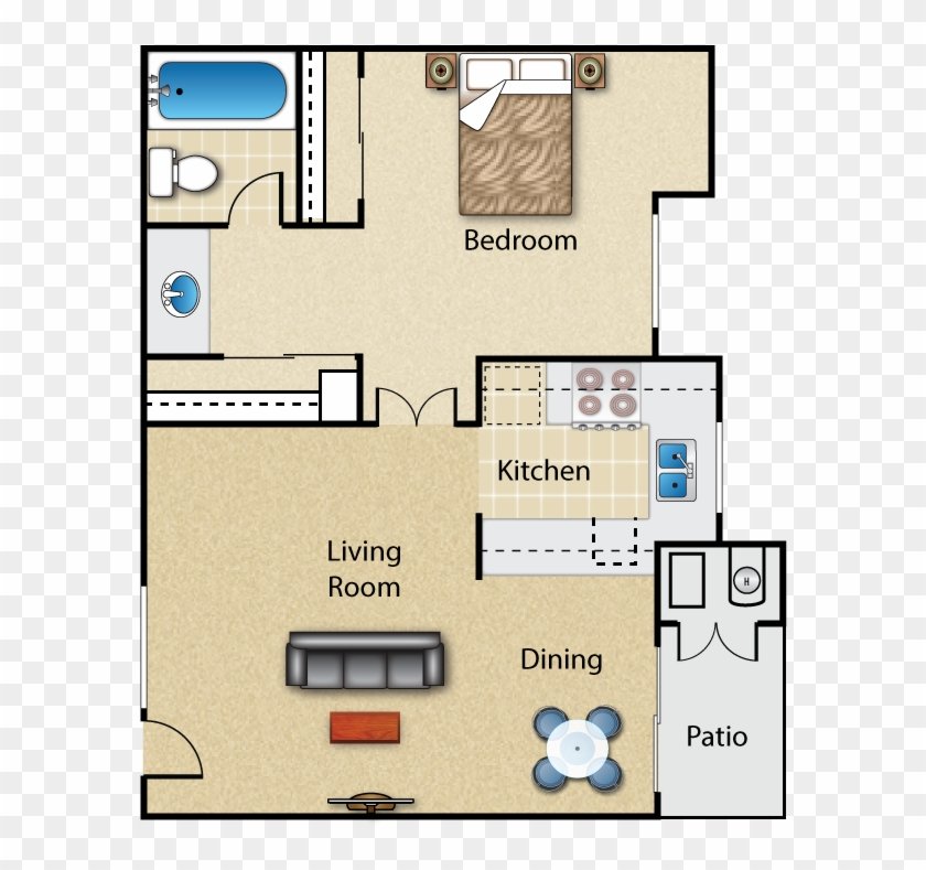 750 X 750 3 - Floor Plan, HD Png Download - 750x750 (#1188829) - PinPng