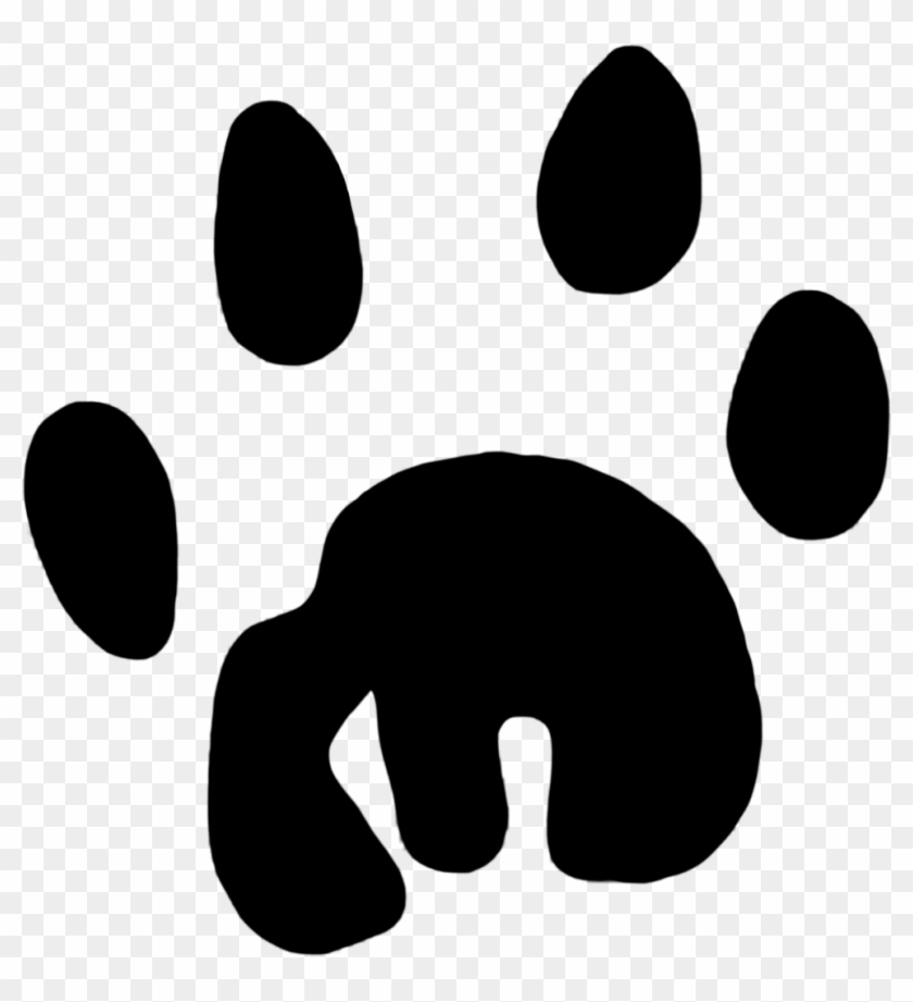 Cartoon Pawprint - Koala Paw Print Png, Transparent Png - 1027x1063 ...