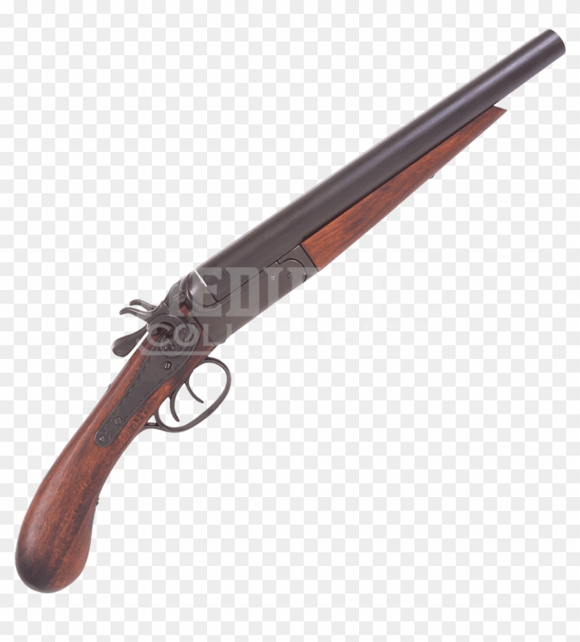 Cut Down 1881 Double Barrel Shotgun - Wood Shotgun, HD Png Download ...