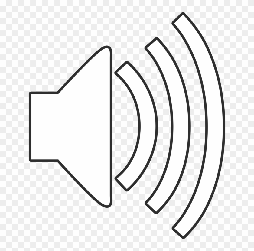 Computer Icons Volumeknop Sound Loudspeaker - Volume Icon Png White ...