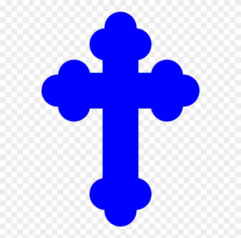 Infant Baptism Christian Cross Blue - Dark Blue Baptism Cross, HD Png ...