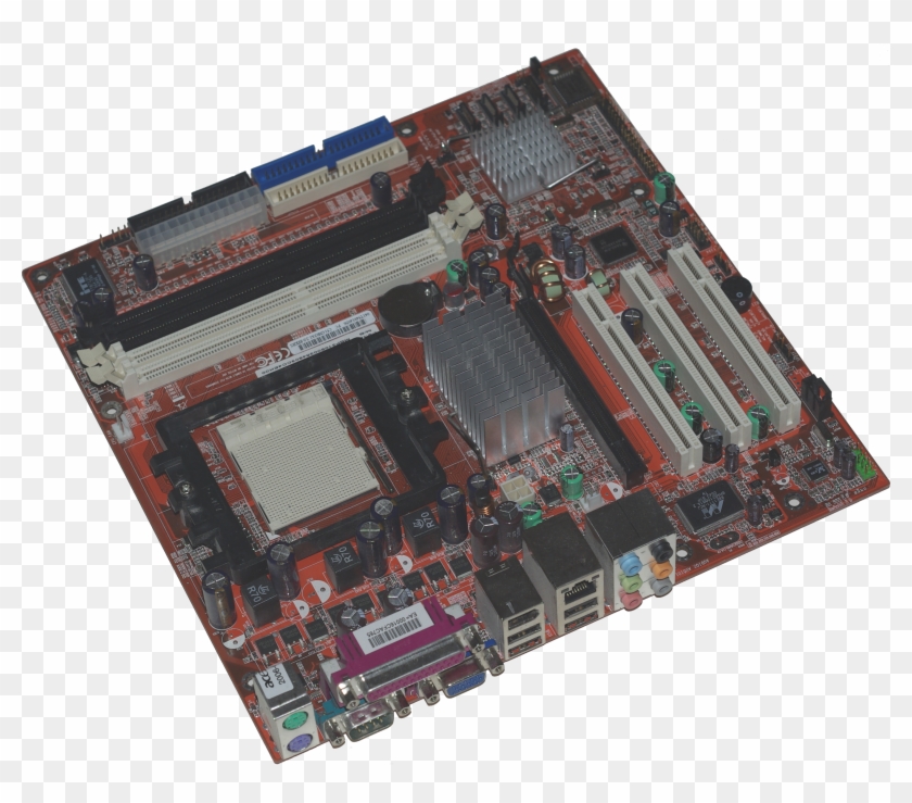 Motherboard - Internal External Computer Parts, HD Png Download ...