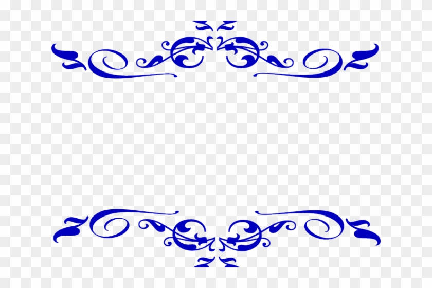 decorative lines clip art blue