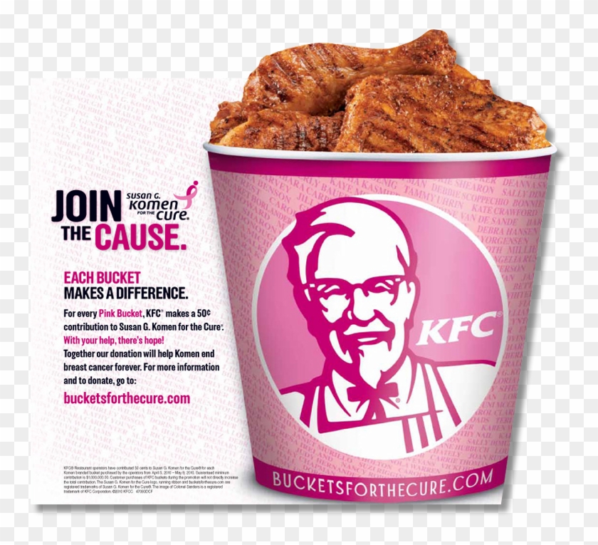 Kfc Print Insert - Kfc Buckets For A Cure, HD Png Download - 792x720 ...