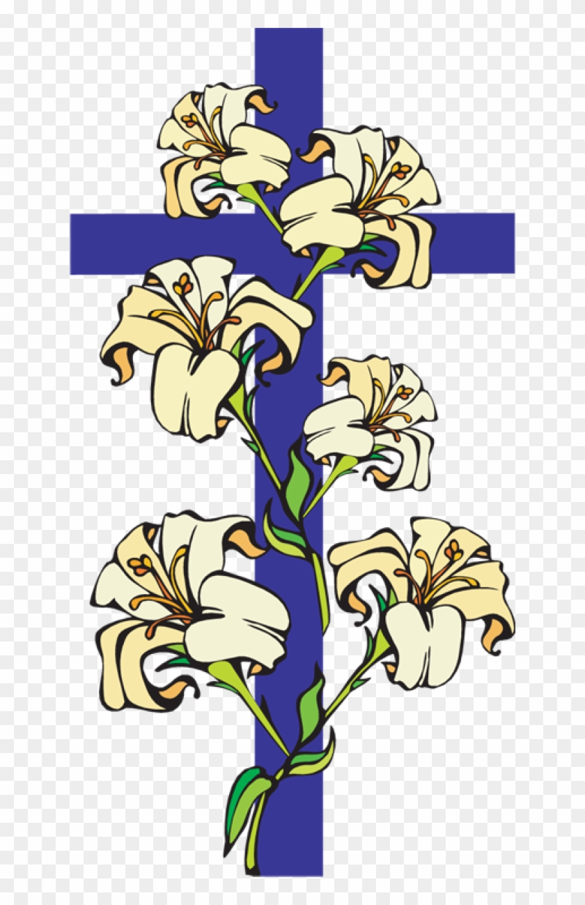 Easter Flower Clipart Service - Free Clipart For Easter Lilies, HD Png ...