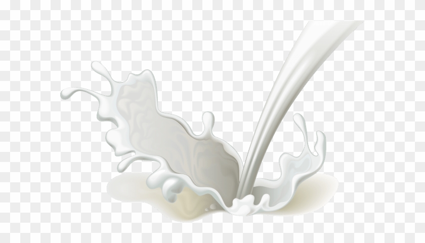 The Gallery For > Strawberry Milk Splash Png - Transparent Milk Splat ...