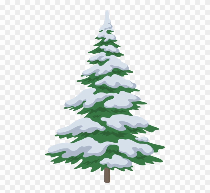 Christmas Tree Farm - Trees With Snow Drawing, HD Png Download ...