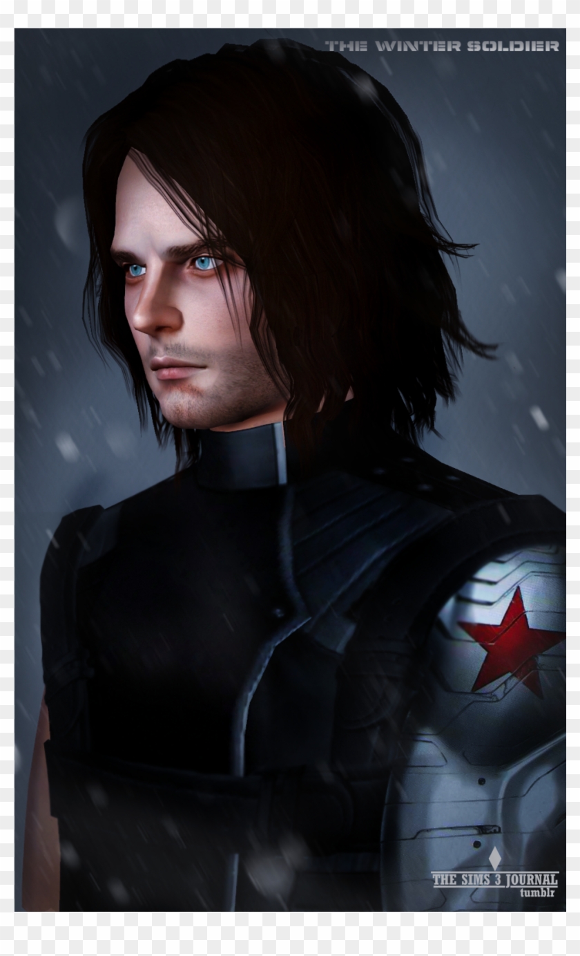 Sims 3 Fan Art - Bucky Barnes Fanart, HD Png Download - 1139x1657 ...