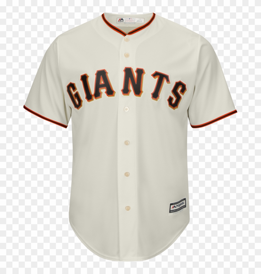 San Francisco Giants Replica Adult Home Jersey Photo - Sf Giants Jersey  Mens, HD Png Download - 689x800 (#1333526) - PinPng