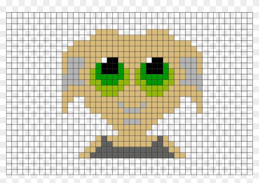 Pixel Art Harry Potter Dobby, HD Png Download - 880x581 (#1365481) - PinPng