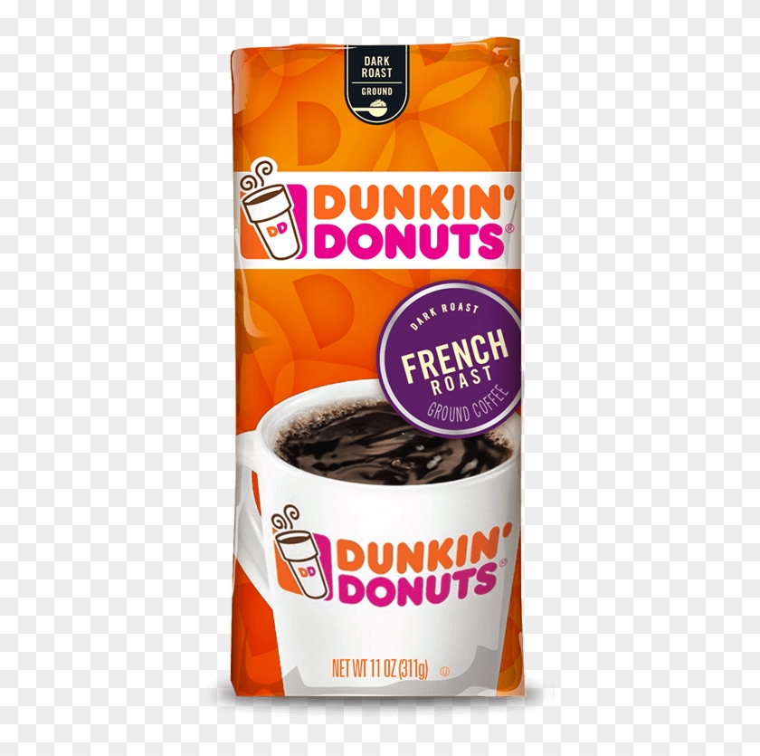 French Roast French Roast - Dunkin Donuts Medium Ground Coffee, HD Png ...