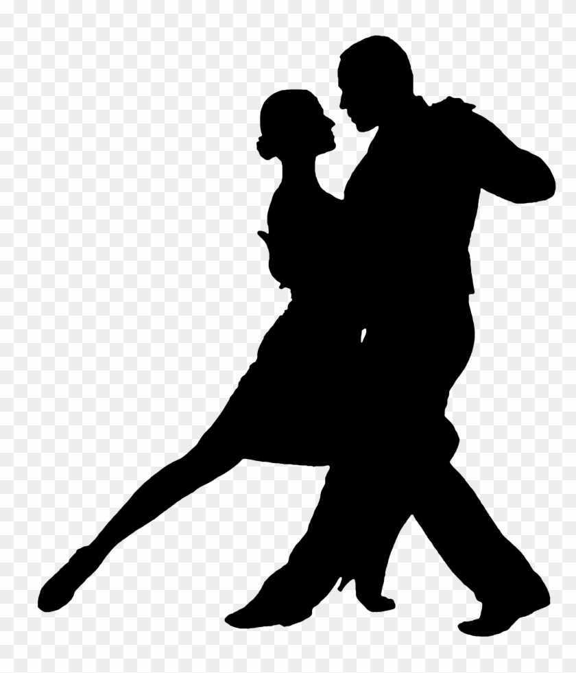 Dancing Couple Silhouette Clip Art At Getdrawings - Tango Silhouette ...