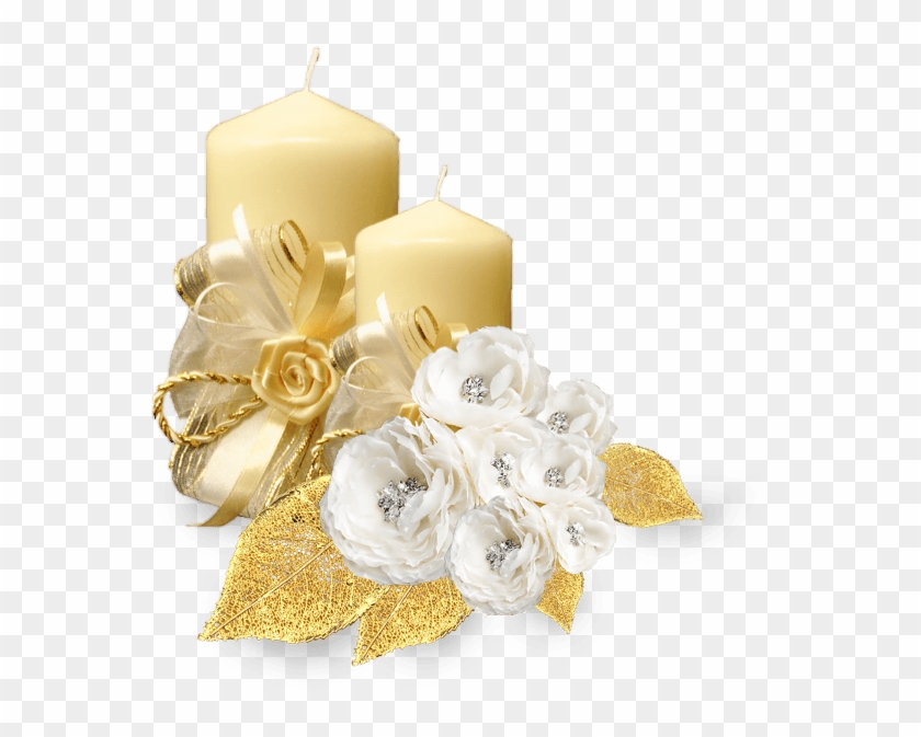 Wedding Golden Candle - Christmas Candle Png, Transparent Png - 600x600 ...