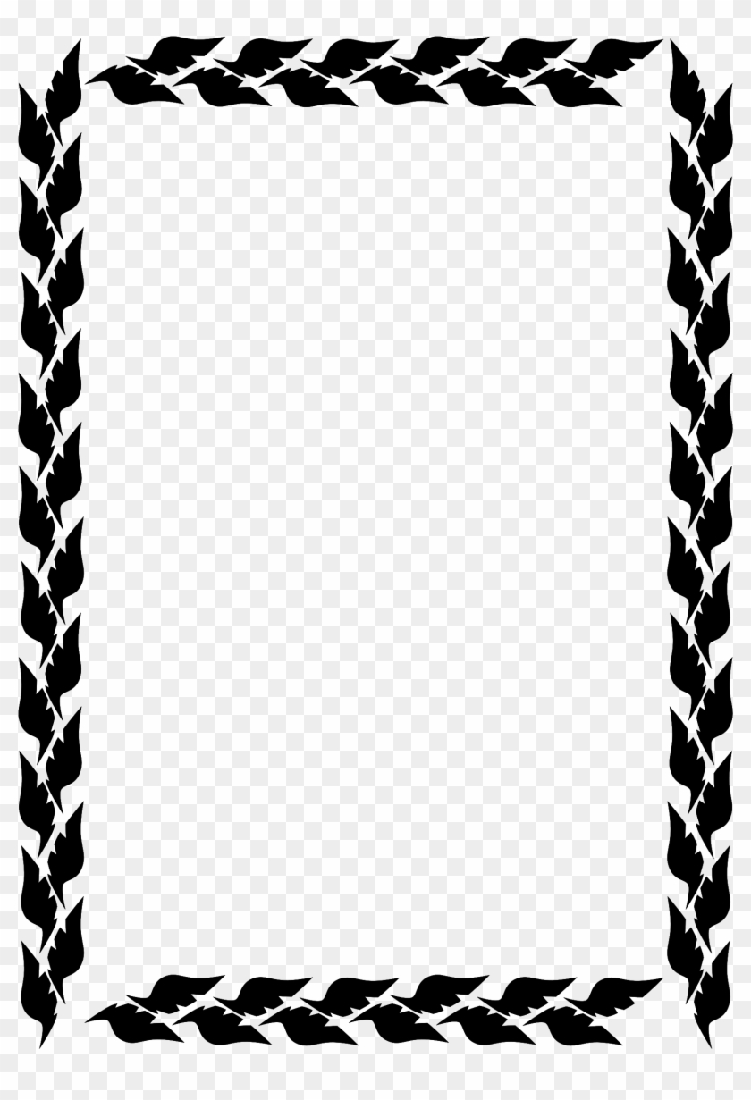 best-black-and-white-border-leaf-border-design-black-and-white-hd