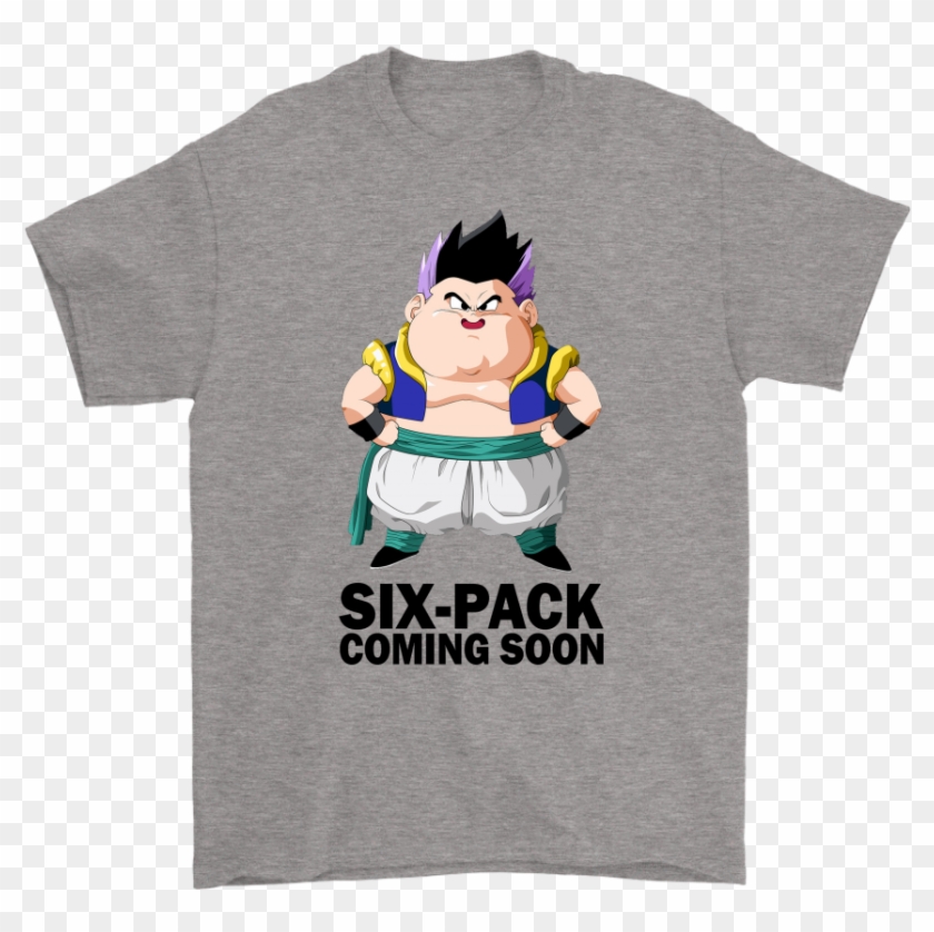 Six Pack Coming Soon Fat Gotenks Dragon Ball Shirts Project Baby Shirt Hd Png Download 1024x1024 1434609 Pinpng - dragon ball z af t shirt roblox