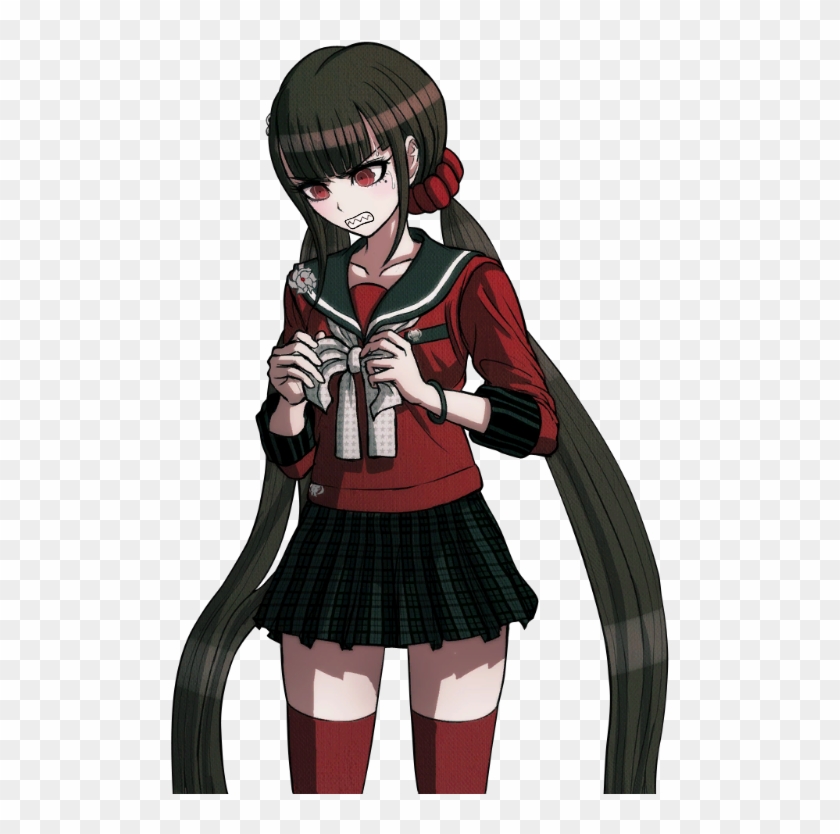 Maki With Sharp Teeth For Anon - Maki Harukawa Sprites, HD Png Download ...