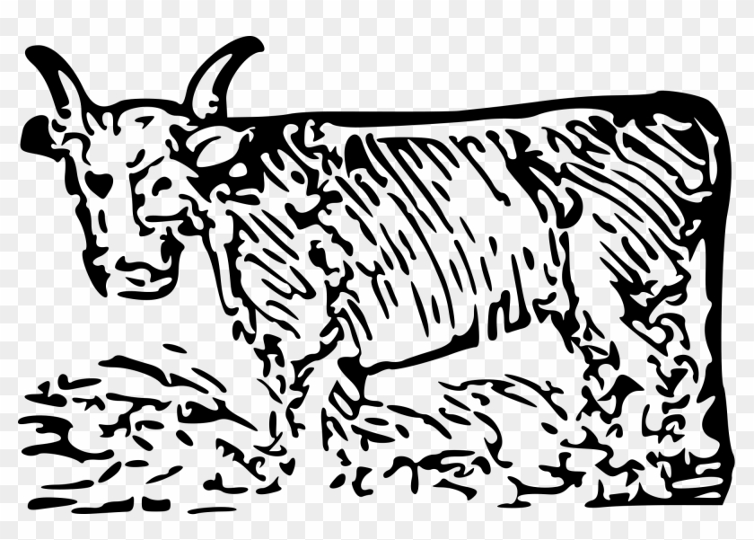 Быки и коровы сканворд. Cow background. Goat Clipart Black and White.