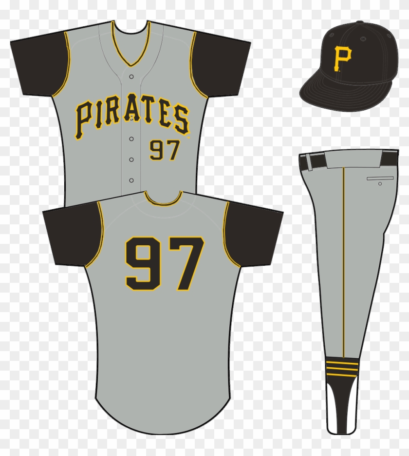 Pittsburgh Pirates - Grey Blue And Red Uniforms, HD Png Download ...