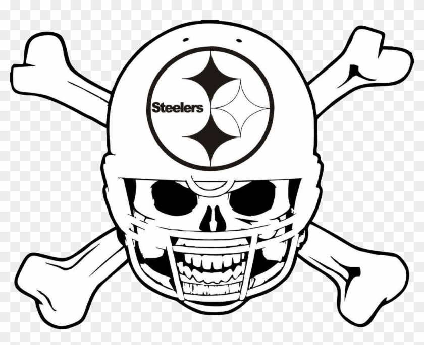 Steelers Logo Black And White - Logos And Uniforms Of The