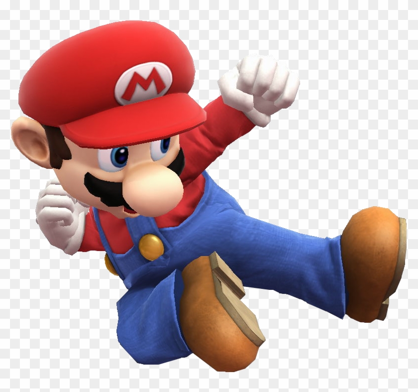 Mario - He Smol He Brawl But Most Importantly, HD Png Download ...