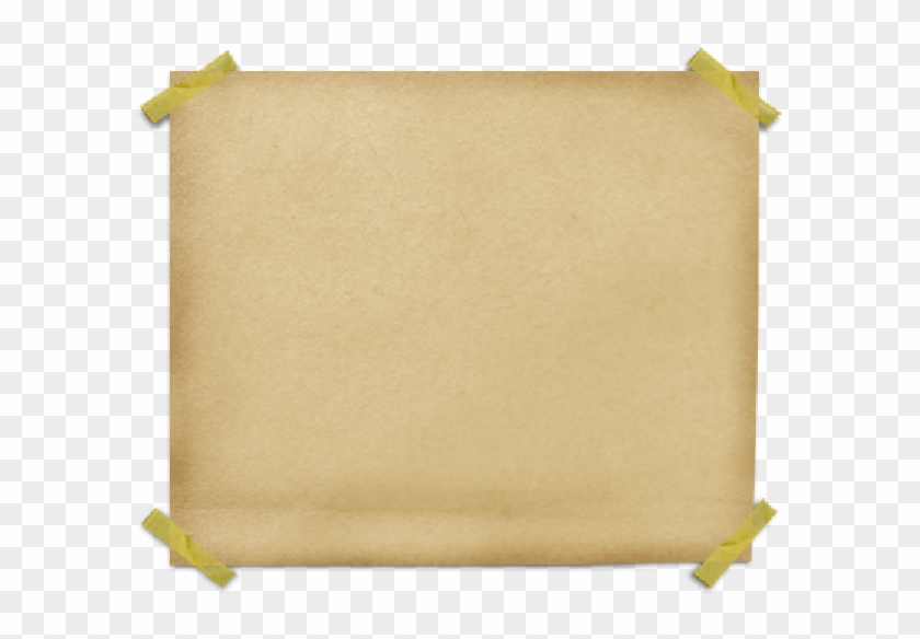 Paper With A Tape Png, Transparent Png - 596x518 (#1512152) - PinPng