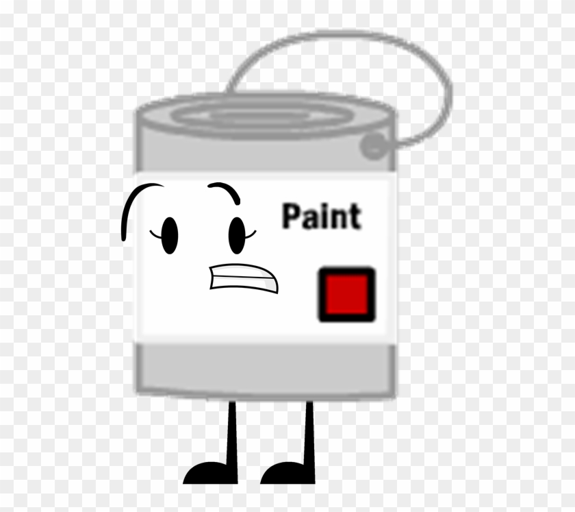 Scared Paint Bucket - Bfdi Paint Bucket, HD Png Download - 489x667 ...