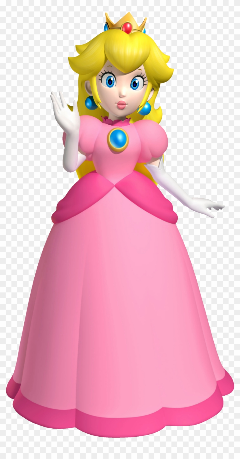 Princess Peach Clipart Sm - New Super Mario Bros U Princess Peach, HD Png  Download - 1525x2705 (#1519014) - PinPng