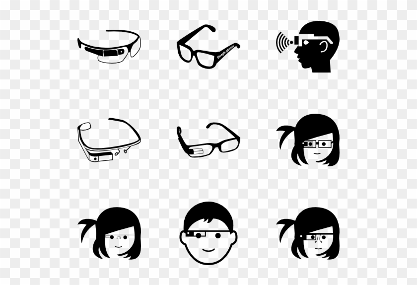 Google Glasses, HD Png Download 600x564 (1523147) PinPng