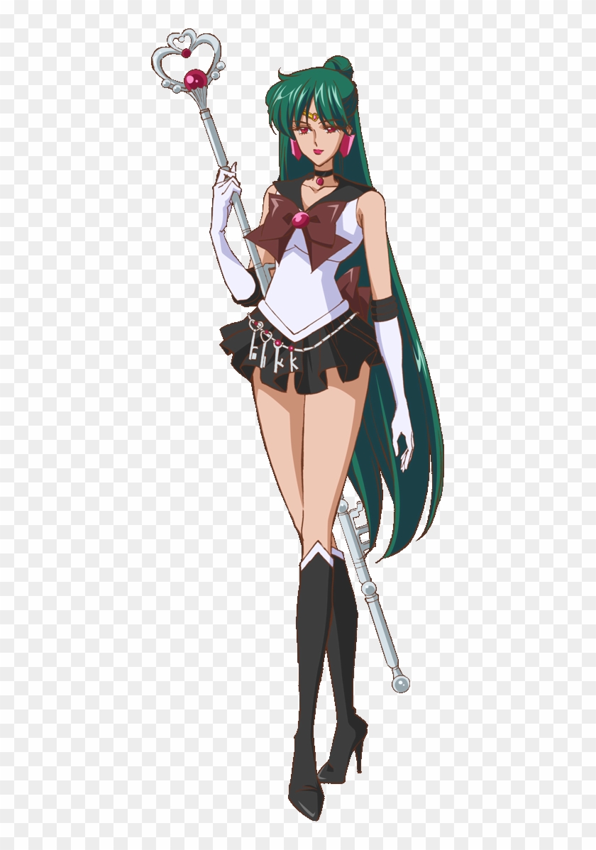 Sailor Pluto Png - Sailor Pluto Crystal Png, Transparent Png - 413x1118 ...