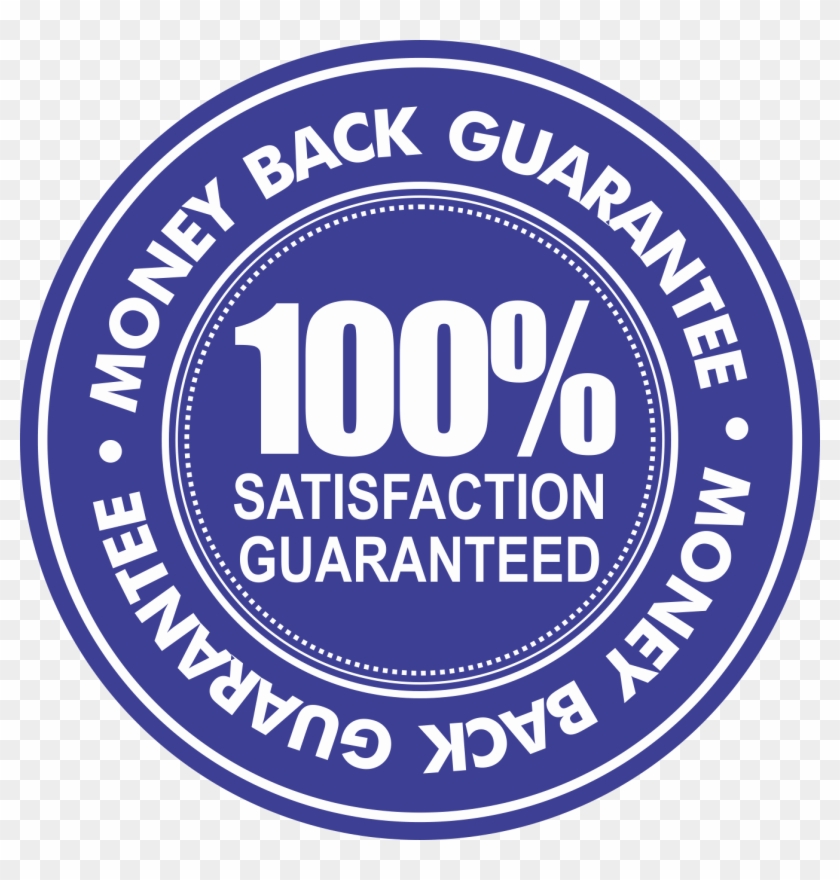 100% Satisfaction Guarantee - Circle, HD Png Download - 1338x1338 ...