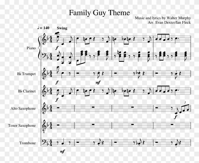 family guy sheet music for trumpet