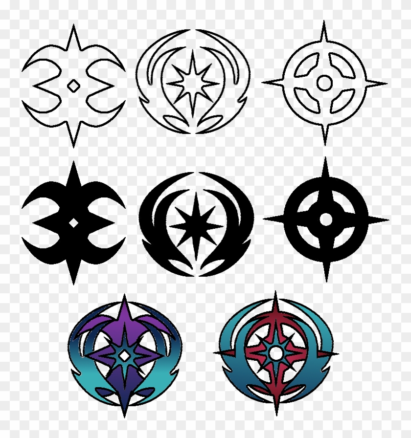 1466878489 Fire Emblem Fates Symbols - Hoshido And Nohr Symbols, HD Png ...