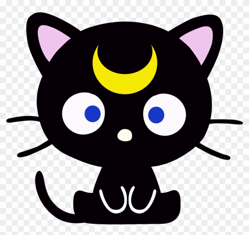 Chococat Luna Luna The Cat From Sailor Moon In The Gato De Hello Kitty Hd Png Download 1280x1707 Pinpng