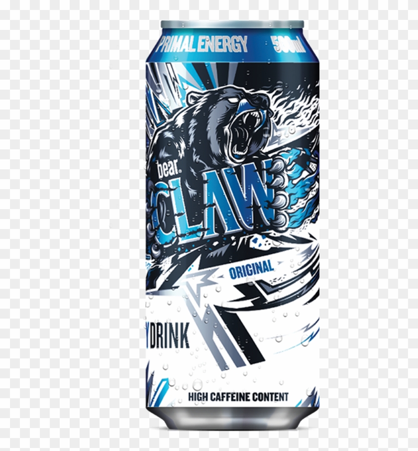 Bear - Claw Original - Bear Claw Energy Drink, Hd Png Download 